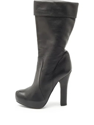 Pre-owned Dolce & Gabbana 140mm Knee-high Boots