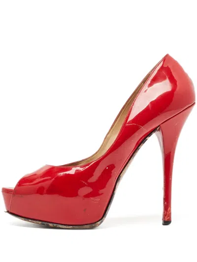 Pre-owned Dolce & Gabbana 140mm Leather Heeled Pumps