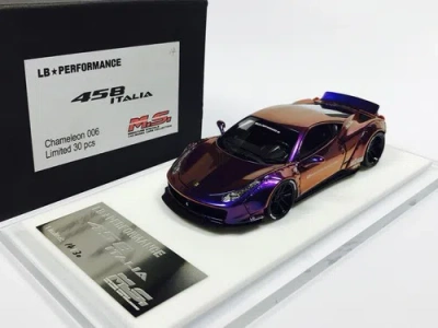 Pre-owned Dolce & Gabbana 1/43 D&g Ms Davis & Giovanni Lb Widebody Ferrari 458 Chameleon 006 In Multicolor