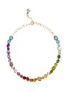 Dolce & Gabbana Multicolour Gem Necklace In Gold