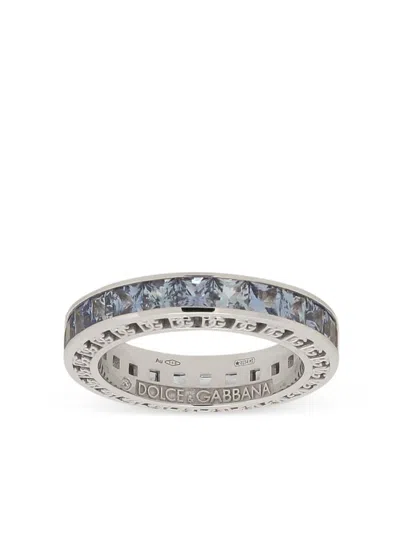 Dolce & Gabbana 18kt White Gold Anna Sapphire Ring