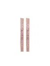 Dolce & Gabbana 18kt Yellow Gold Anna Sapphire Earrings In Red