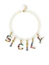 Dolce & Gabbana 18kt Yellow Gold Pearl-embellished Bracelet In Gold