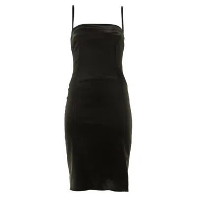 Pre-owned Dolce & Gabbana 1990s Dolce And Gabbana Black Silk Dress