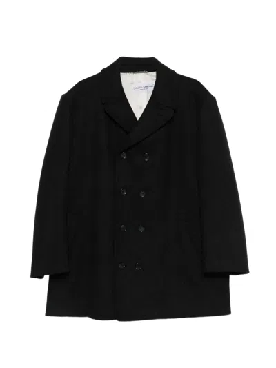 Pre-owned Dolce & Gabbana 1990s Double-breasted Coat In Black