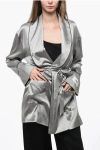 Dolce & Gabbana Belted Satin Jacket