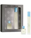 Dolce & Gabbana 2-pc. Light Blue Pour Homme Mini Gift Set In Transparent