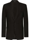Dolce & Gabbana Tailored Suit Jacket With Notch Lapels In Black
