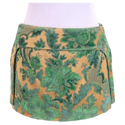 Pre-owned Dolce & Gabbana 2000 S/s  "mix And Match" Runway Skirt In Gray