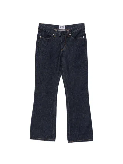 Pre-owned Dolce & Gabbana 2000s Bootcut Jeans In Blue