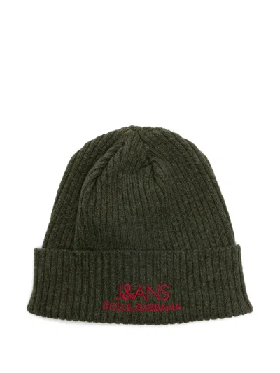 Pre-owned Dolce & Gabbana 2000s  Beanies In Green