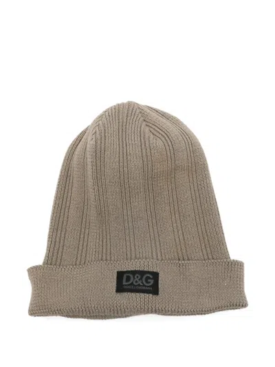 Pre-owned Dolce & Gabbana 2000s  Beanies In Neutral