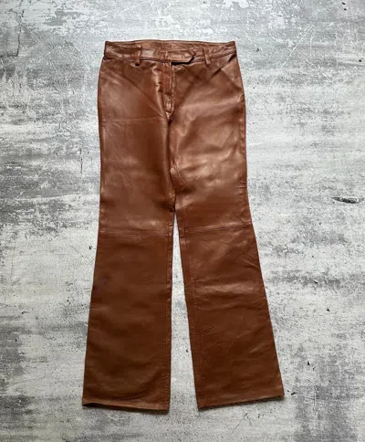 Pre-owned Dolce & Gabbana 2000s  Leather Pants
