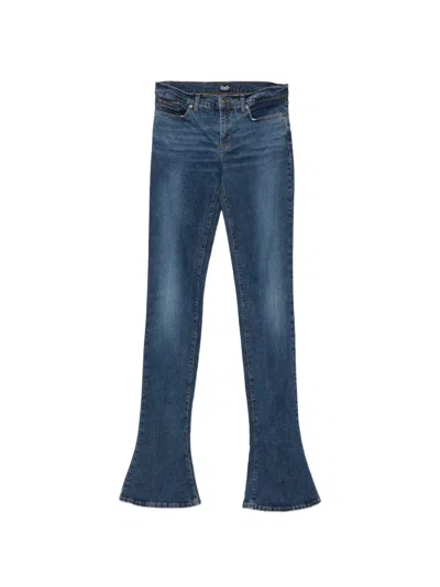 Pre-owned Dolce & Gabbana 2000s Flared Jeans In Blue