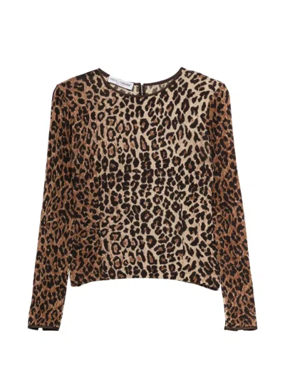 Pre-owned Dolce & Gabbana 2000s Leopard-print Sweater In Neutrals