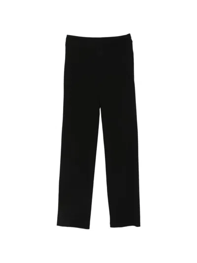 Pre-owned Dolce & Gabbana 2000s Straight-leg Trousers In Black