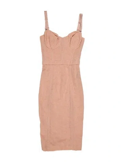 Pre-owned Dolce & Gabbana 2010's Knee-length Dress In Pink