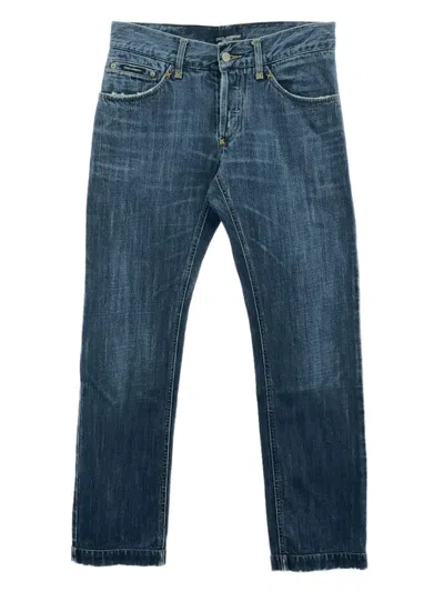 Pre-owned Dolce & Gabbana 2010s Five-pockets Jeans In Blue