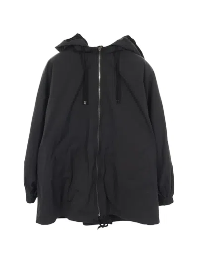 Pre-owned Dolce & Gabbana 2010s Hooded Coat In Black