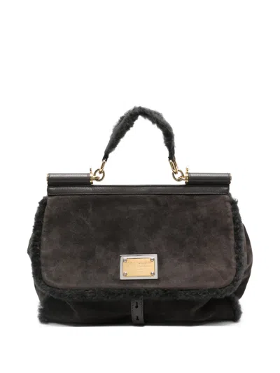 Pre-owned Dolce & Gabbana 2010s Sicily Tote Bag In Brown
