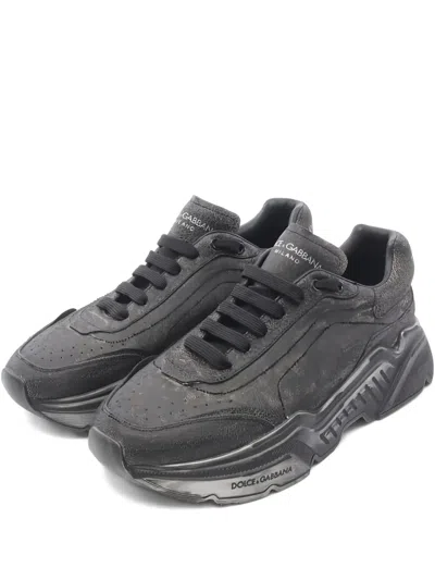 Pre-owned Dolce & Gabbana 2020s Daymaster Sneakers In Black