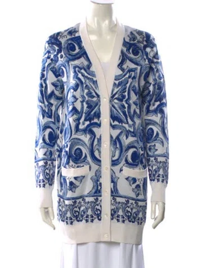 Pre-owned Dolce & Gabbana 2022 Silk Sweater In Multi