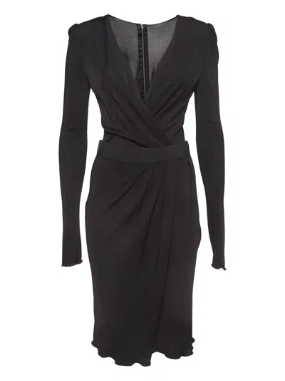 Pre-owned Dolce & Gabbana 2023 Wrap Midi Dress