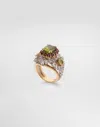 Dolce & Gabbana 2325 Ring Peridots Y In Gold