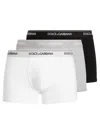 Dolce & Gabbana 3-pack Regular Fit Boxer Shorts In White