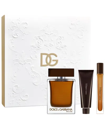 Dolce & Gabbana 3-pc. Eau De Parfum Spray, Shower Gel And Travel Spray Gift Set In Transparent