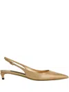 Dolce & Gabbana Pointed High Heel Sandals In Gold