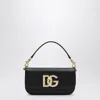 DOLCE & GABBANA 3.5 BLACK LEATHER SHOULDER BAG