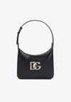 Dolce & Gabbana 3.5 Dg Logo Leather Shoulder Bag In Black