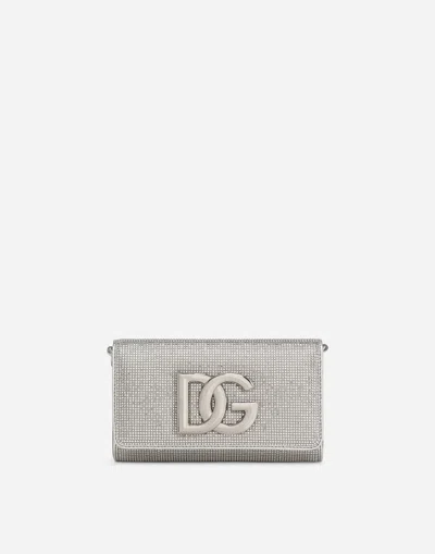 Dolce & Gabbana 3.5 Clutch In Silver
