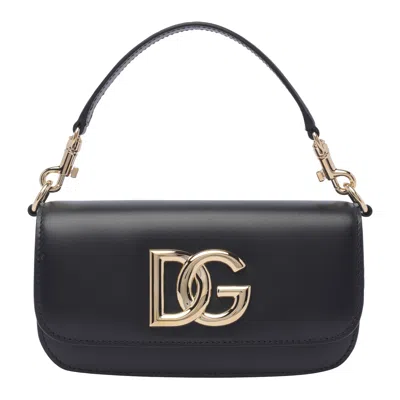 Dolce & Gabbana 3.5 Crossbody Bag In Black