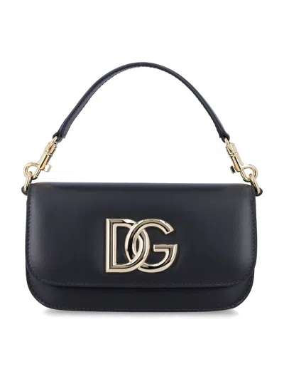 Dolce & Gabbana 3.5 Crossbody Bag In Black