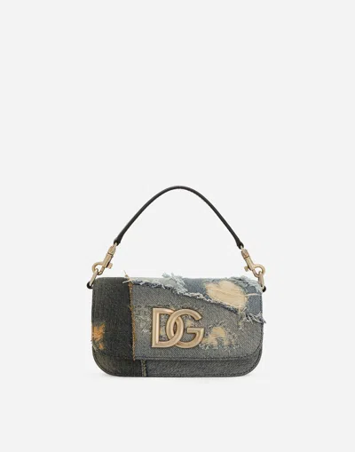 Dolce & Gabbana 3.5 Crossbody Bag In Blue