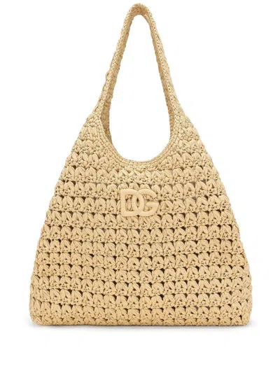 Dolce & Gabbana 3.5 Raffia Tote Bag In マルチカラー