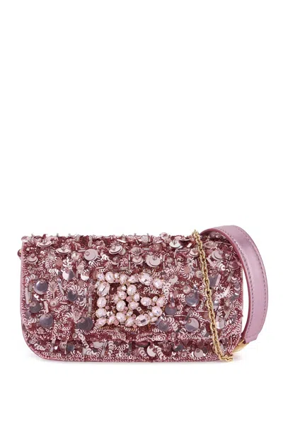 Dolce & Gabbana 3.5 Handbag With Sequins In Rosa/rosa (pink)