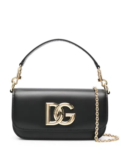 Dolce & Gabbana 3.5 Leather Crossbody Bag