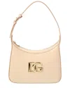 Dolce & Gabbana Spalla Logo-plaque Tote Bag In Beige