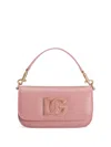 Dolce & Gabbana 3.5 Leather Shoulder Bag In Pink