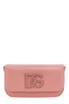 Dolce & Gabbana Pink Dg Logo Shoulder Bag In Pink
