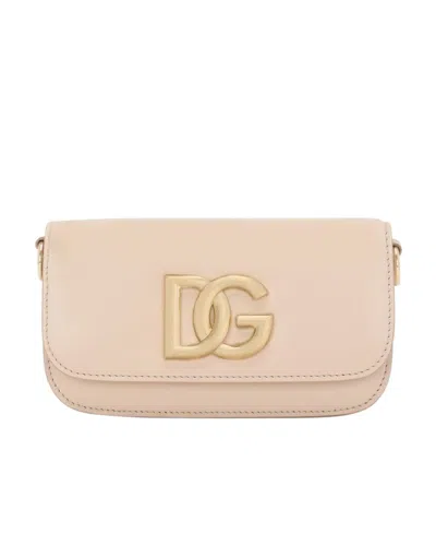 Dolce & Gabbana 3.5 Shoulder Bag In Nude