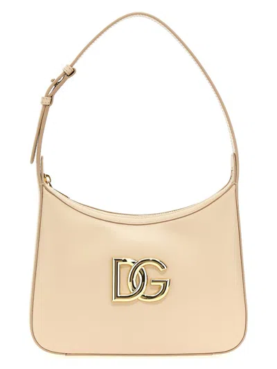 Dolce & Gabbana Women's 3.5 Moon Shoulder Bag In Beige