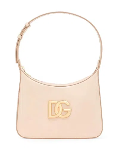 Dolce & Gabbana Dolce&gabbana Small 3.5 Leather Shoulder Bag In Pink & Purple