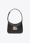 Dolce & Gabbana Leather Tote Bag With Logo Plaque In Black