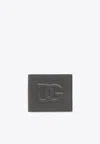 Dolce & Gabbana 3d-effect Logo Bi-fold Wallet In Black