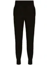 Dolce & Gabbana All-over Logo Track Pants In Black