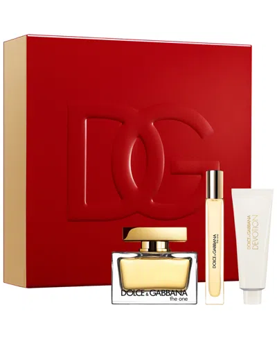 Dolce & Gabbana 3-piece The One Eau De Parfum Trio Gift Set In No Color